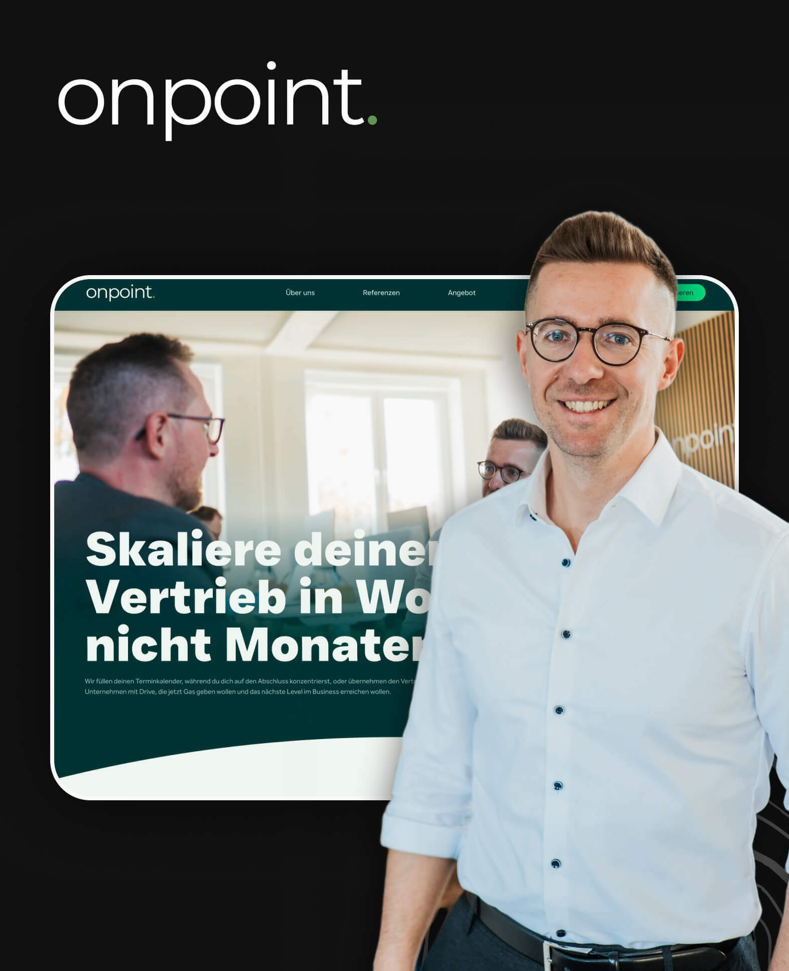 Thumbnail von Krisnetics zum Projekt: onpoint GmbH - Vertriebsoutsourcing