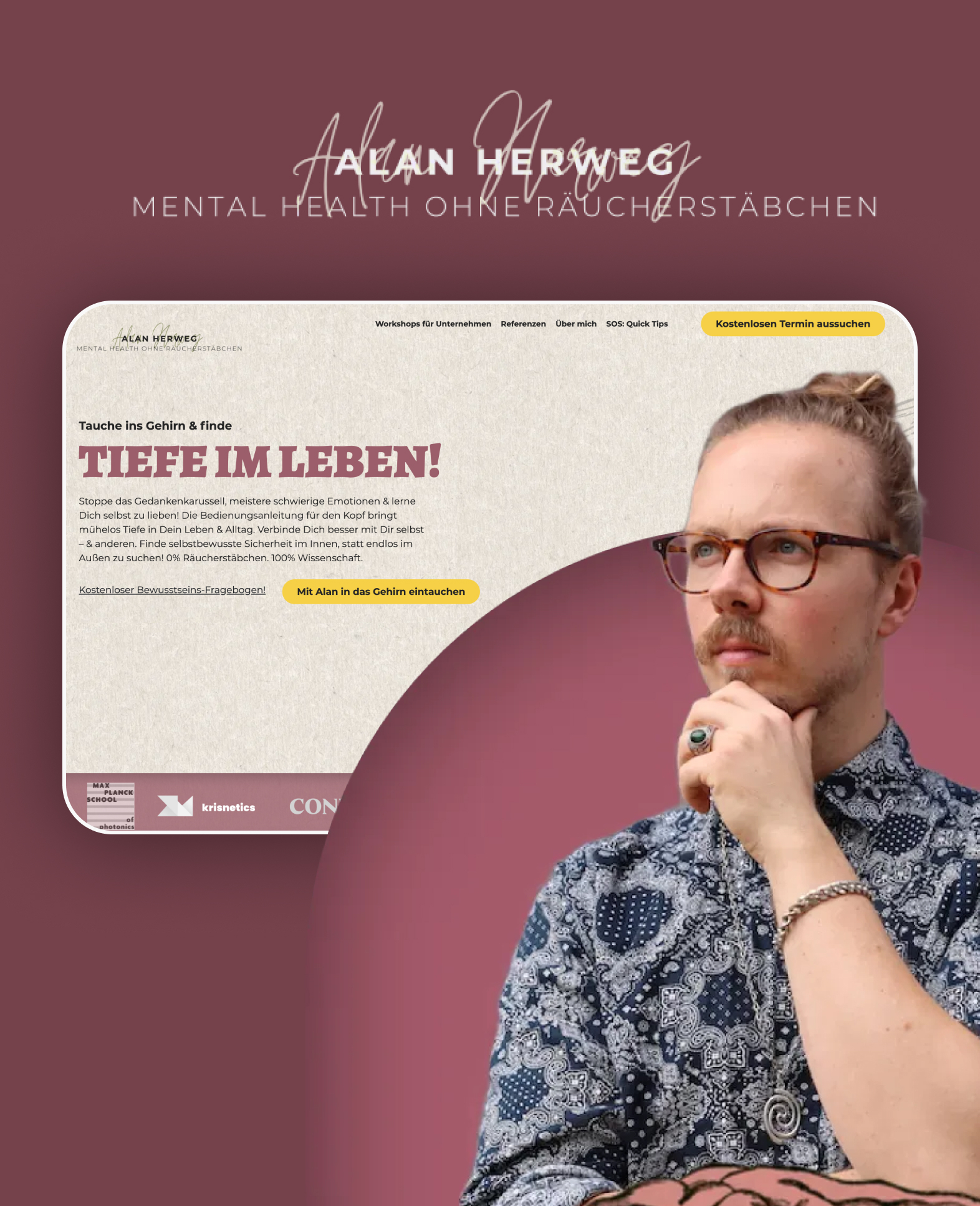 Alan Herweg Mental Health Coach - ein Artikel von Krisnetics - Kristijan Jurčić