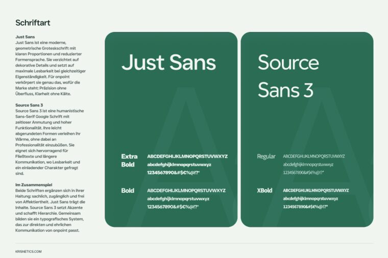 Schriftart, Just Sans & Source Sans 3