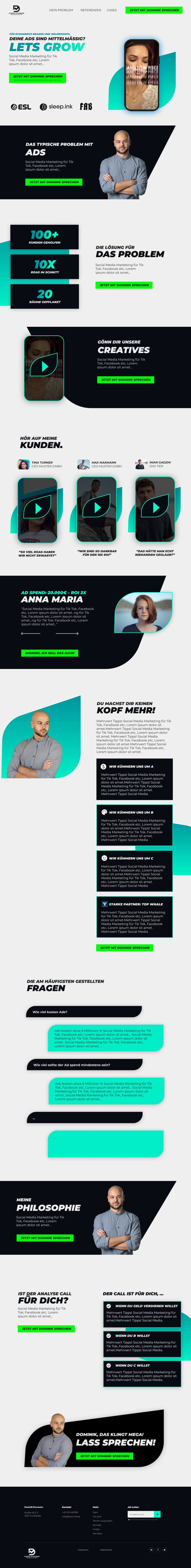 aerisadvertising, Website