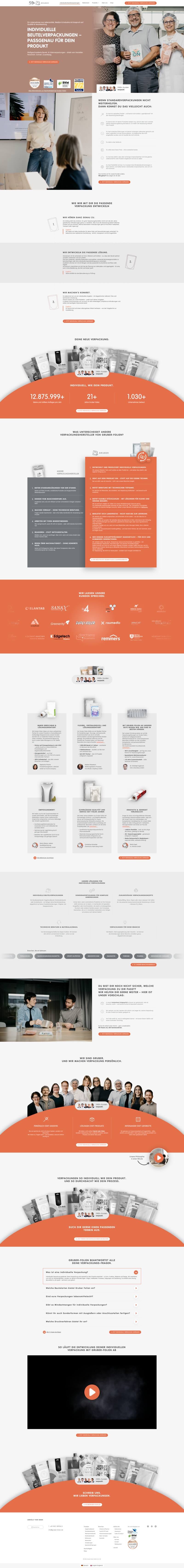 Gruber Folien, Website