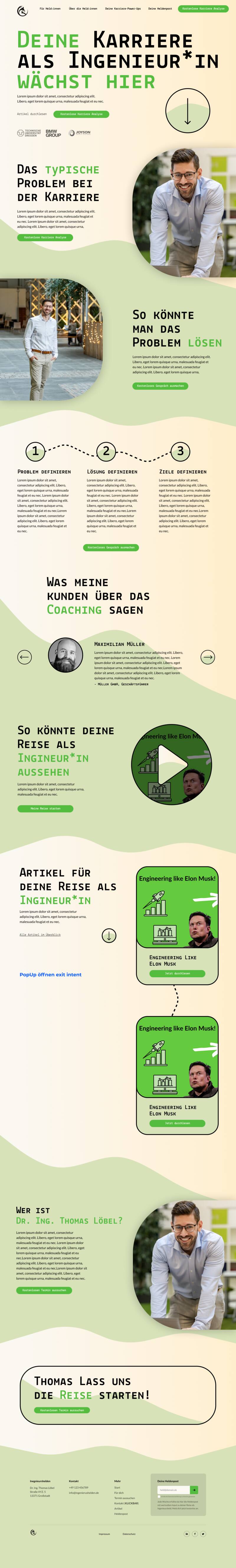 Ingenieurshelden, Website
