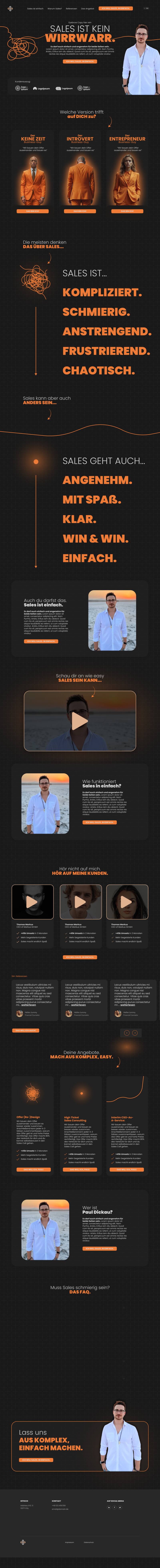 Paul Dickau, Website